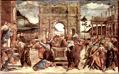 Scene from the Life of Moses Sandro Botticelli